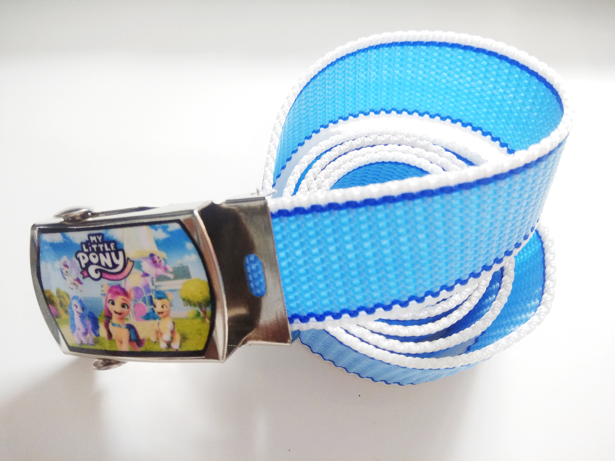 Khóa cài cho bé gái/thắt lưng họa tiết hoạt hình cho bé gái ngựa pony/thắt lưng màu
