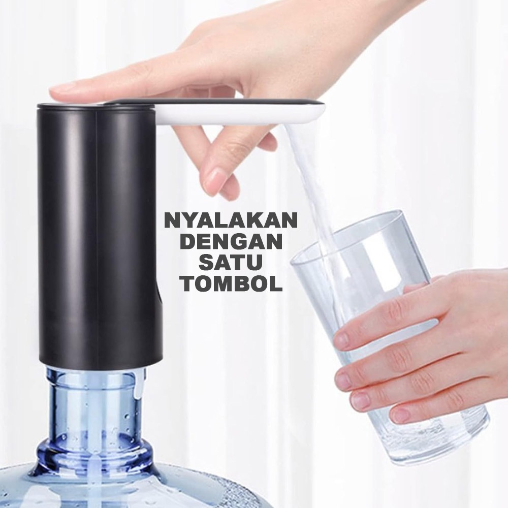 Pompa Galon Versi 6 - Pompa 2 In 1 Penggunanan Air Elektrik Water Dispenser Electric Pump Automatic