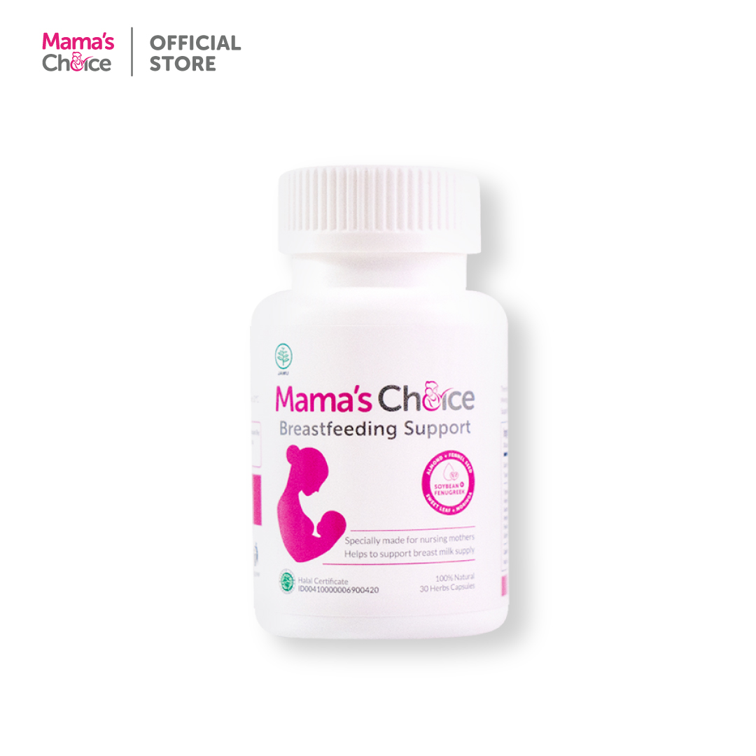 ASI Booster Pelancar ASI - Mamas Choice Breastfeeding Support (30 Kapsul) Halal BPOM Aman untuk Ibu Menyusui