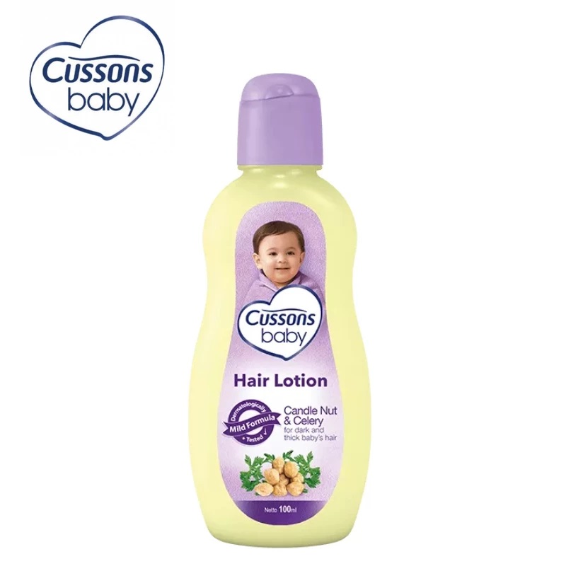 Cussons Baby Hair Lotion 50mL+50mL & 100mL+100mL || Cusson Minyak Rambut Bayi || Hair Vitamin