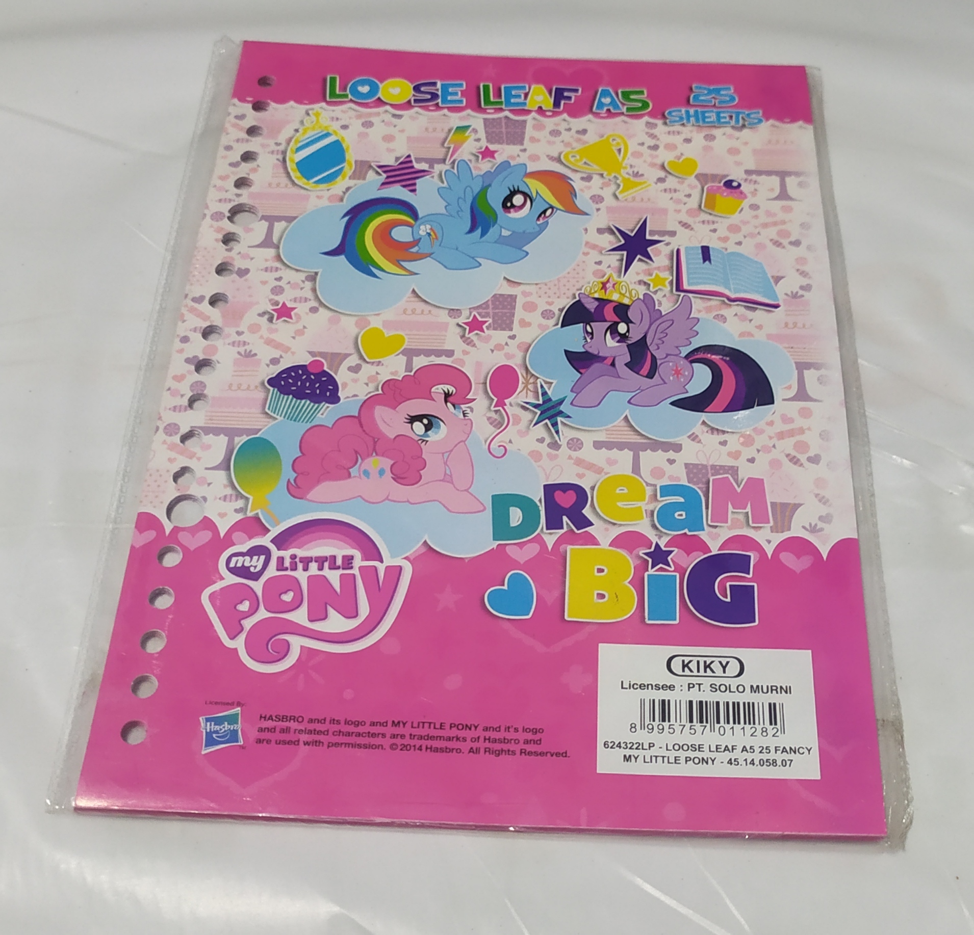 Kertas binder / loose leaf karakter ukuran A5