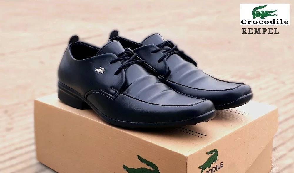 Sepatu Pria Pantofel Slip On Slop Kulit Swedian Formal Kerja Kantor crocodile rempel sepatu pria pantofel slip on slop kulit swedian formal kerja kantor crocodile rempel