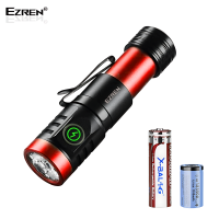Ezren EZ-402X Senter mini Aluminum alloy USB Rechargeable LED Flashligt Type-C Magnet