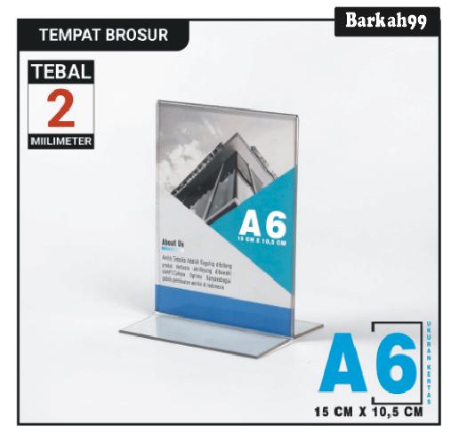 Paket Cetak Qris dan Stand Akrilik A5 A6 berdiri model T / model L print papan informasi laminasi include dudukan | cetak print stiker Qris custom (BISA REQUEST) | Qris payment