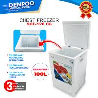 CHEST FREEZER DENPOO SCF 128CG - 100 LITER