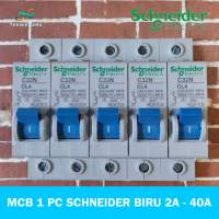 MCB Schneider 2a 4a 6a 10a 16a 20a 25A 35A 40A Biru SPLN PLN Ori STANDAR PLN 1P 1 Phase Breker Baru