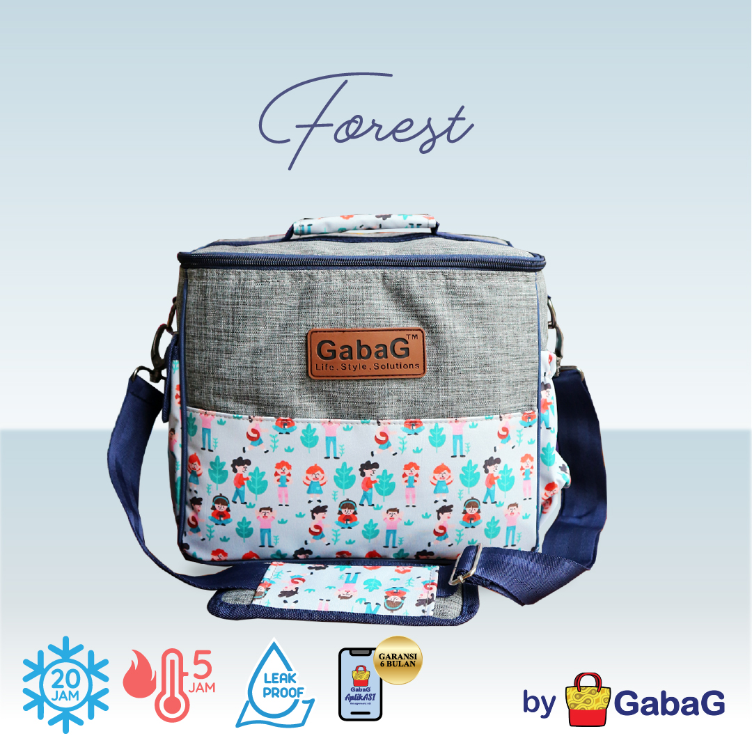 GabaG - Tas Asi - Cooler Bag - Sling Single Compartment People / Forest / Nara