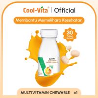 【READY STOCK】CoolVita MultiVitamin Chewable (Kunyah) Suplemen Makanan Rasa Orange isi 30 Tablets | Penuhi kebutuhan vitamin harian