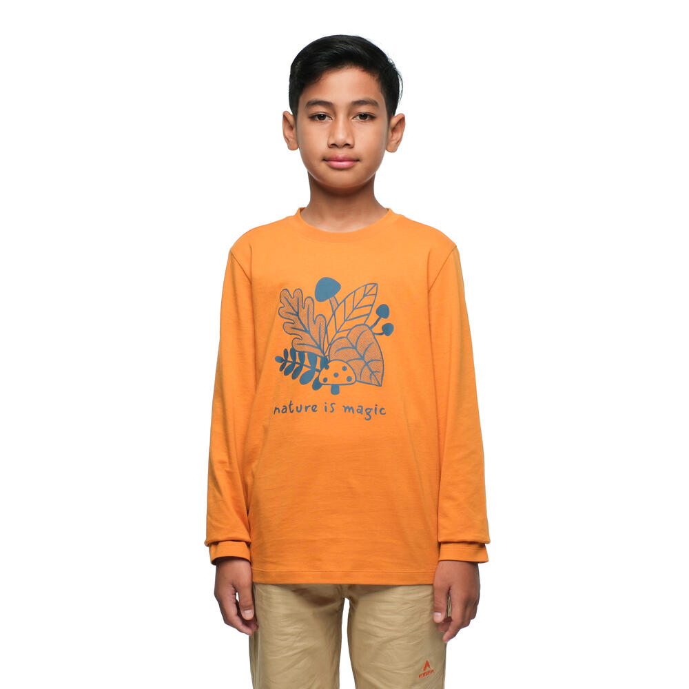 910011837 JR EVERGREEN GRAPHIC LS TEES