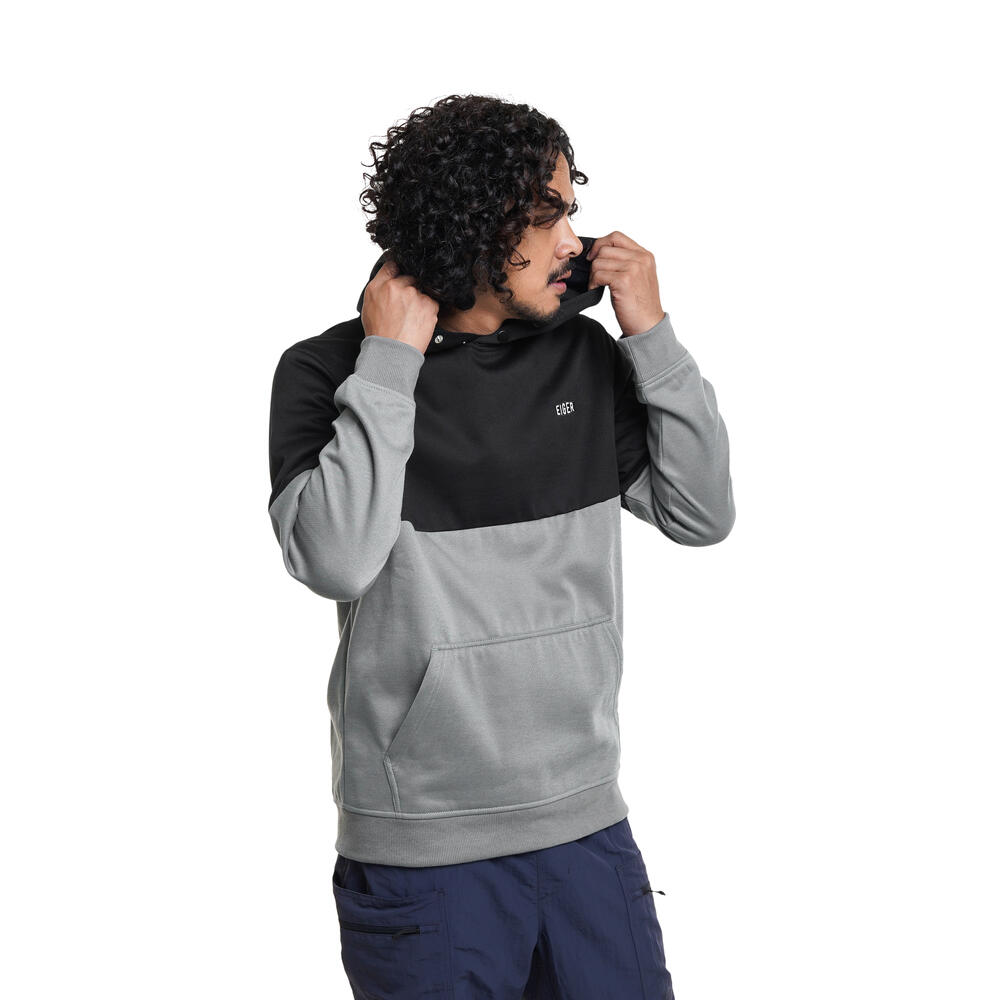 910009491 SAFAR HOODIE SWEATER - BLK