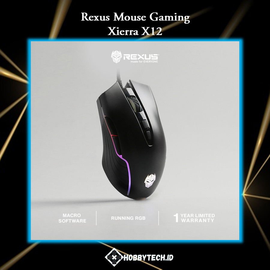 Rexus Mouse Gaming - Xierra X12