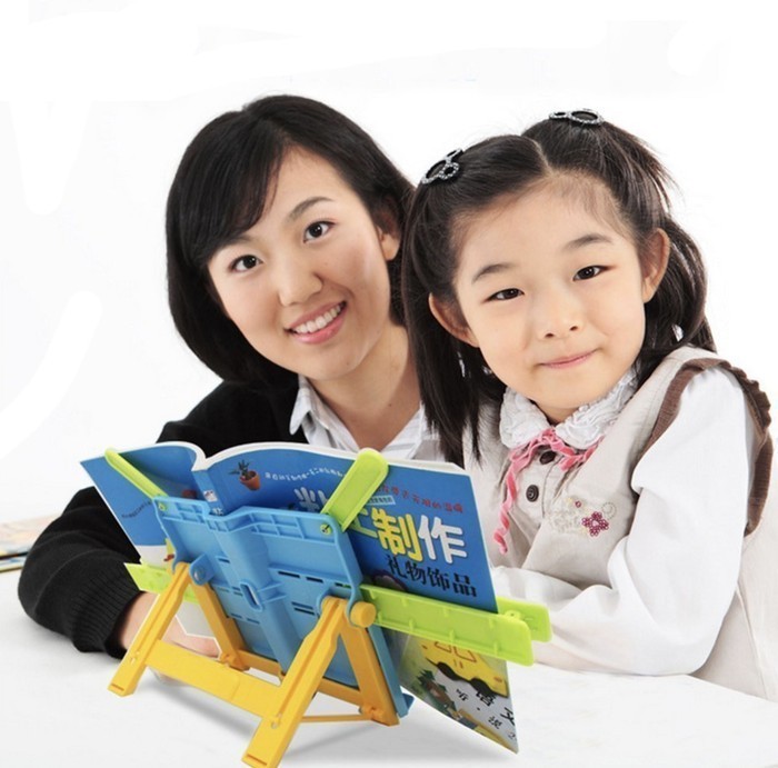 Penyangga Buku BookStand Holder Pegangan Ipad Anak Sandaran Buku Ipad