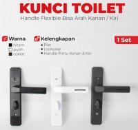 Handle Gagang Kunci Pintu Kamar Mandi Toilet Weldom