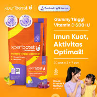 [Exclusive Bundle] Expert Boost - Paket Gummy Vitamin D 600 IU 30pcs 2pouch  + FREE 7 pcs Gummy Vitamin D 600 IU
