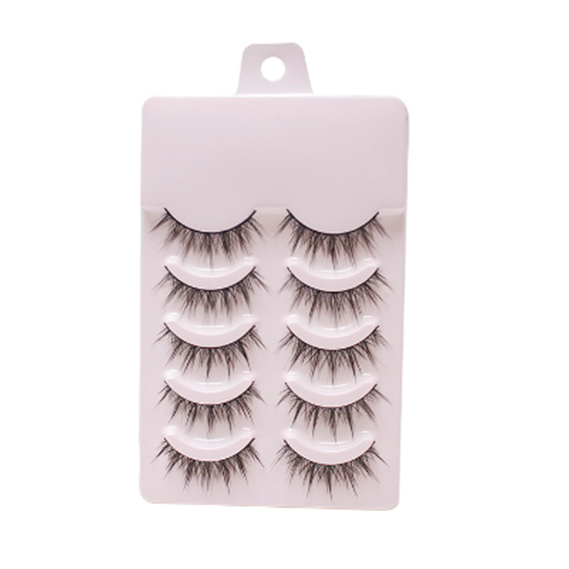 1 Set 5 Pairs Bulu Mata Palsu Super Lembut Harga Satu Pasang 3D Eyelashes COD -🌈Ninestar