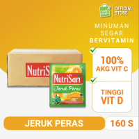 NutriSari Jeruk Peras 160 sachet - Minuman Buah Vitamin C & Vitamin D