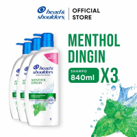 Head & Shoulders Shampoo Anti-Dandruff Cool Menthol 840ml [Single / Hemat x3]
