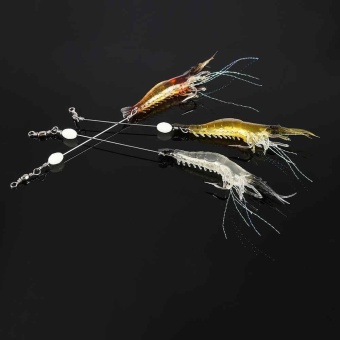 4 buah 105 cm udang berkedip lampu LED berjoget umpan pancing cumi udang mengatasi kait. Source · 3 Pcs Udang Simulasi Udang Umpan Hook Tackle Bass Umpan ...