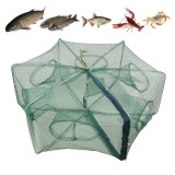 6 Lubang Otomatis Fishpot Ikan Kecil Crawdad Mesh Kepiting Jaring Perangkap Alat Memancing-Intl Januari 2019 - 4 6 Lubang Otomatis Fishpot Ikan Kecil Crawdad Mesh Kepiting Jaring Perangkap Alat Memancing-Intl - 4