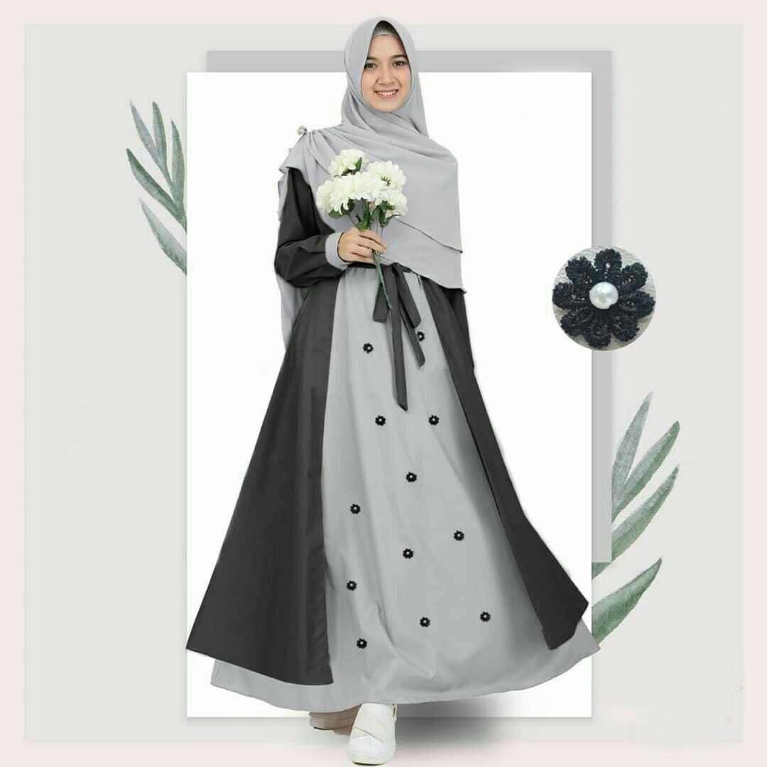 Baju Muslim Modern Gamis Sabyan Syari Moscrepe (Free Hijab / Khimar ) Gamis Trendy Modern Wanita Baju Panjang Stelan Syar’i Polos Muslim Gaun Dress Pesta Murah Terbaru Pakaian Modis Simple Syari Couple Set Jumbo Casual Elegant 2019