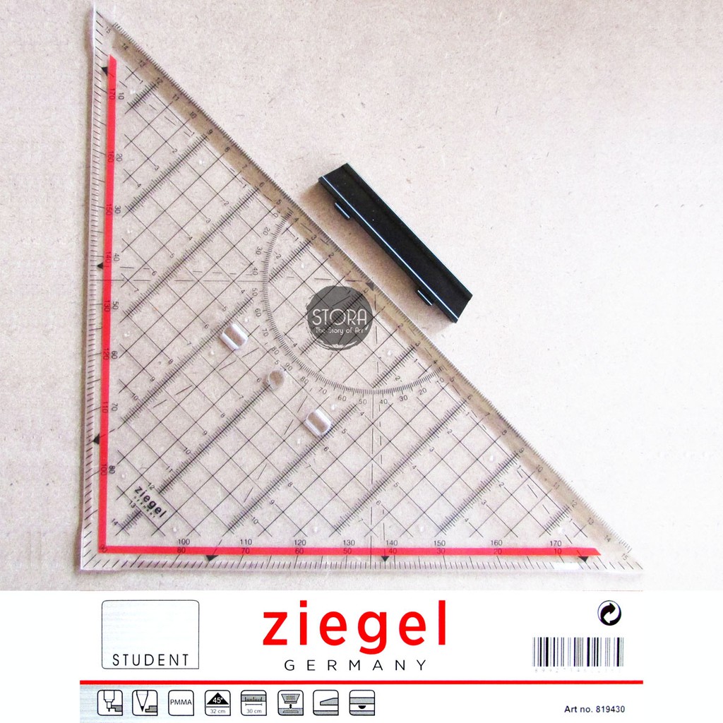 ROTRING ZIEGEL SEGITIGA PEGANGAN / segitiga dewa