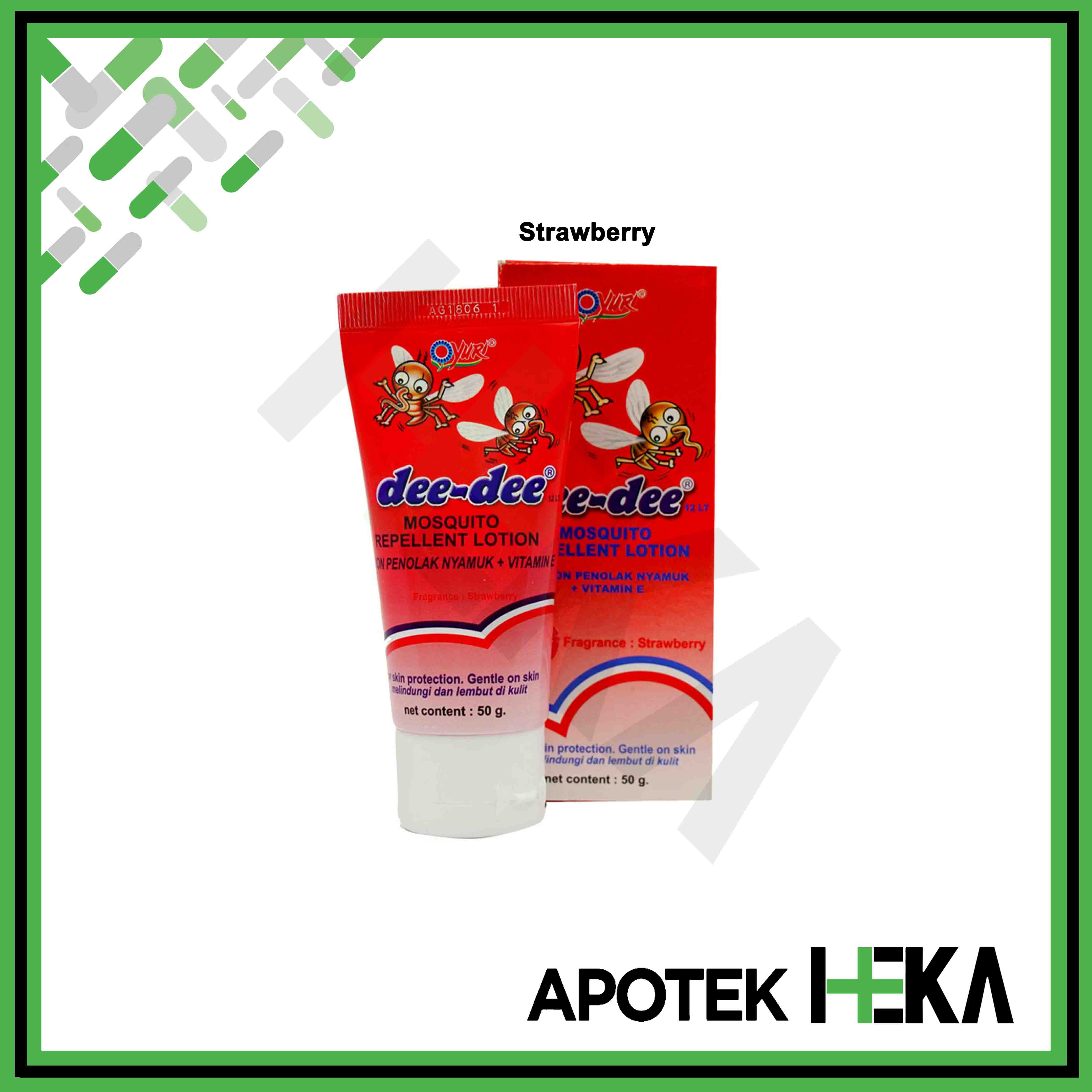 Dee Dee Lotion Penolak Nyamuk Mosquito Repellent 50 g - Anti Nyamuk