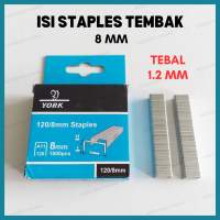Isi Staples York Tebal 8mm Refill Stapler Hekter Tembak Besar 120/8mm 8 mm
