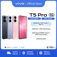 ONLINE EXCLUSIVE] vivo T5 Pro - Dimensity 7400 5G  6500 mAH + 90W FlashCharge  Origin OS vivo AI 50MP Sony IMX 882