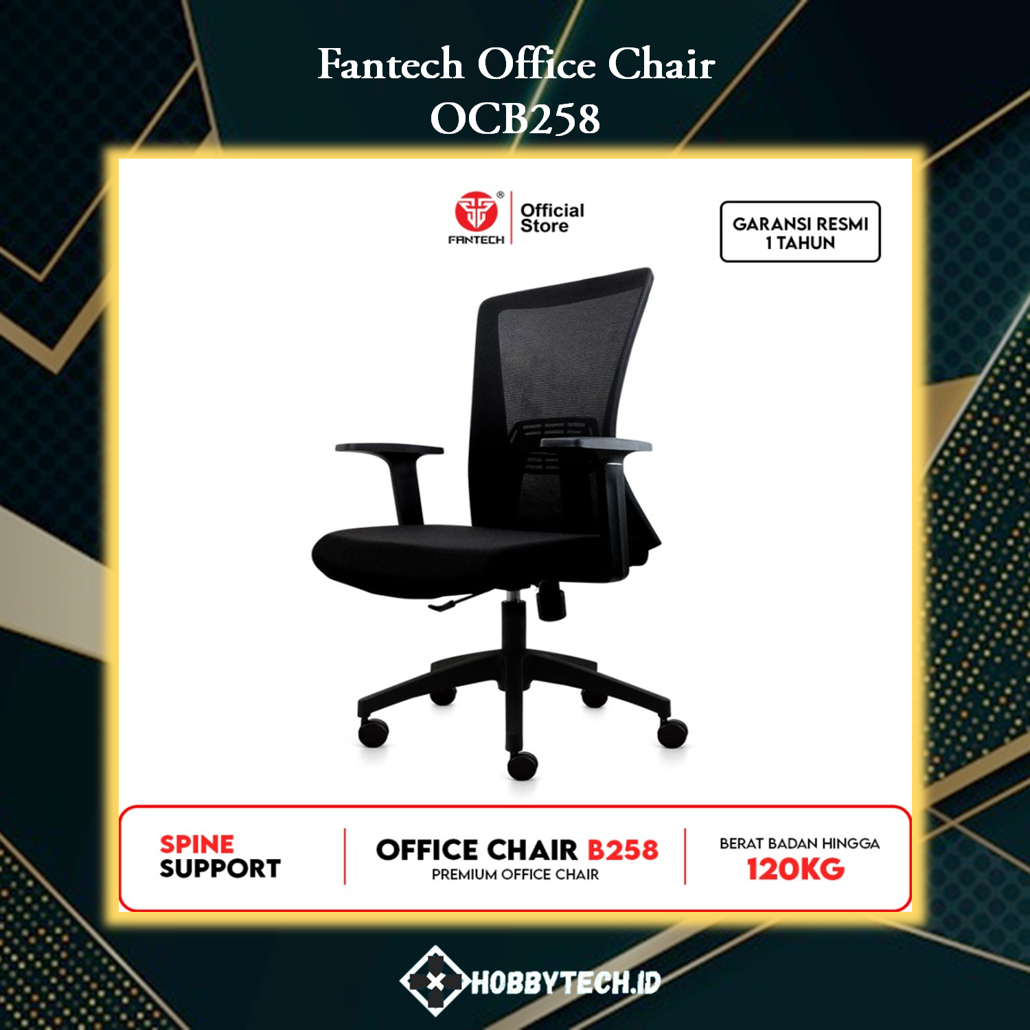 Fantech Kursi Kerja Kantor OCB258 Premium Office Chair