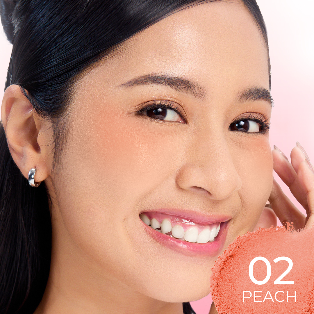 Hanasui Perfect Cheek Blush & Go Powder - Blush On Powder Natural Radiant Finish Melembabkan Cera...
