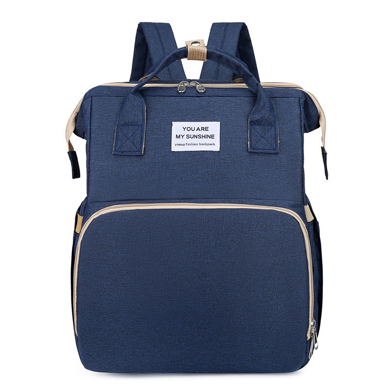 TAS BAYI 6003 - Tas Bayi Multifungsi YOUAREMYSUNSHINE Tas Perlengkapan Bayi Multifungsi 2in1 Kasur Tidur Tas Ransel Diaper Bag Anello - H1