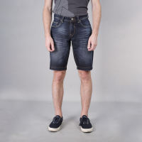 LGS - Celana Pendek Jeans Pria - Washed - Dark Navy - Slim Fit - JSS.499.P067.A657.C