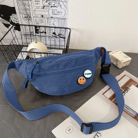 Tas Selempang Pushop Rowhan Casual Multifungsi - Bahan corduroy Warna-Warni