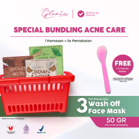 Lea Gloria - Paket Bundling Masker 20GR Isi 3pcs Acne Care Glowing Kit Anti Aging Kit