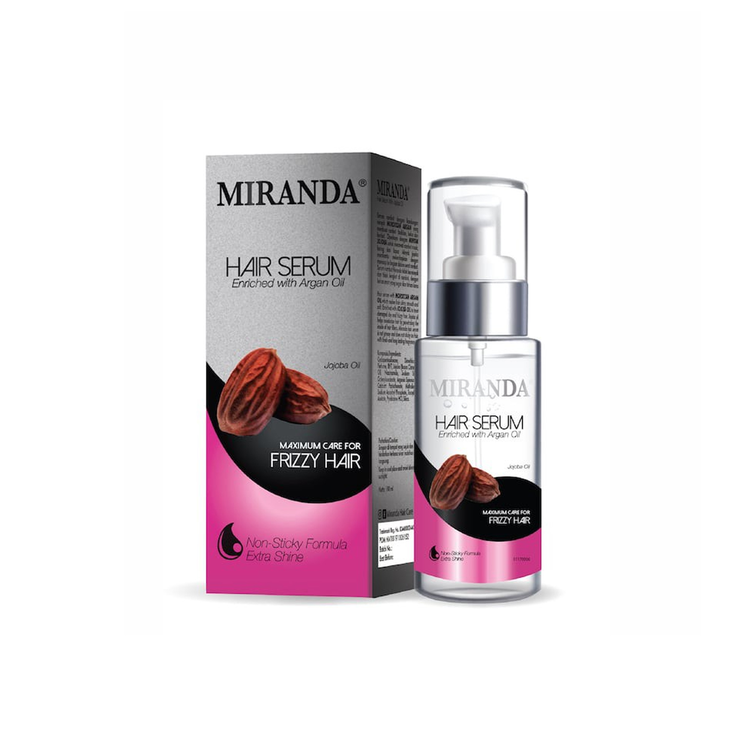 Miranda Hair Vitamin Serum (Vitamin dan Serum Rambut) Botol - Jojoba 100 ml