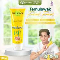 THE FACE Temulawak Facial Foam 100 ml - Sabun Pembersih Jerawat & Kulit Berminyak Facial Wash With Ekstrak Temulawak and Niacinamide Mencerahkan Wajah Mengontrol Minyak Membersihkan Pori Sabun Muka untuk Kulit Kusam Skincare Herbal BPOM Original