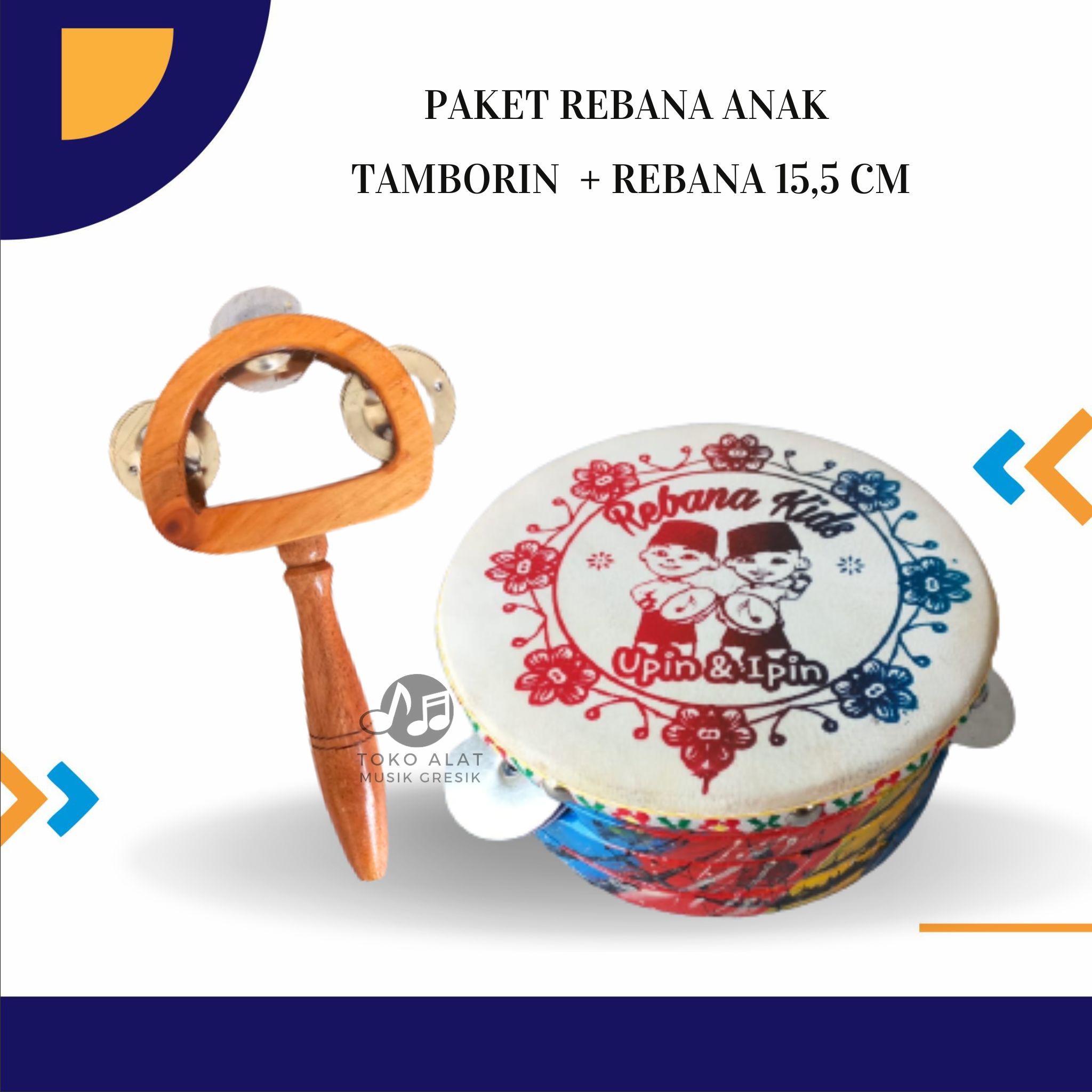 Alat Musik Rebana anak satu paket