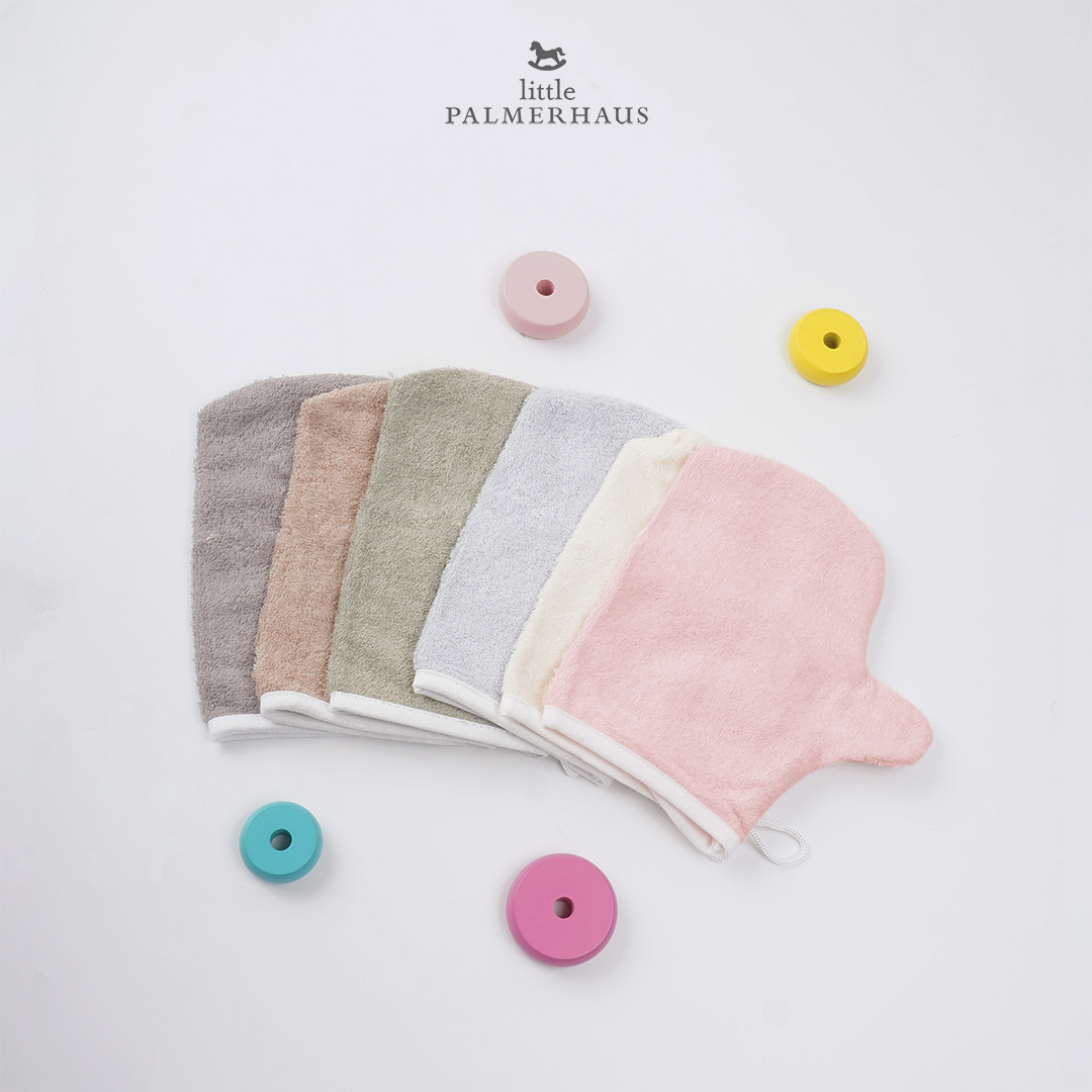 1PCS Little Palmerhaus Bam & Boo WASHMITT / Saputangan Bayi | Waslap Anak Baby