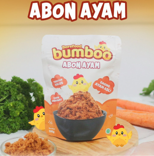 Bumboo Abon Asli Kaldu & Abon Anak MPASI No MSG Tanpa Gula
