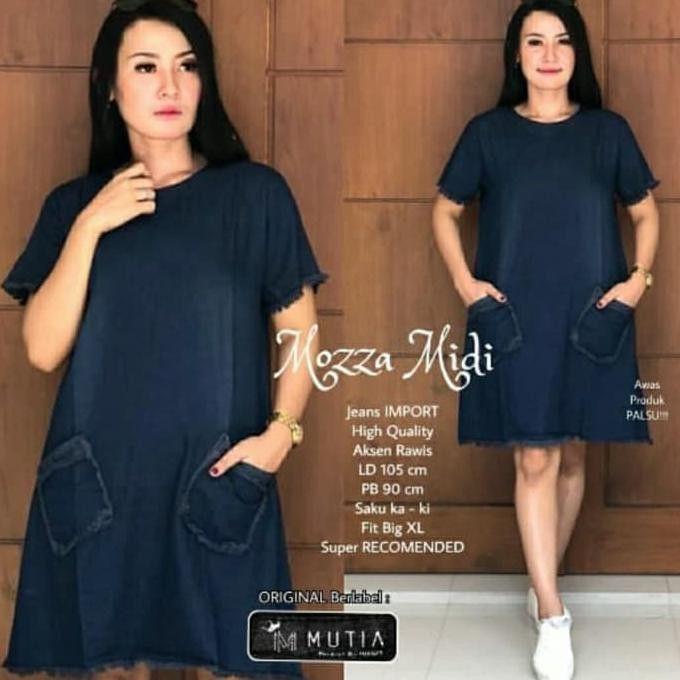 Baju Atasan Blouse Sabrina Long Tunik Adi Rawis - Midi Dress Jeans Lengan Pendek Baju Wanita Terbaru baju atasan blouse sabrina long tunik arawis – midress jeans lengan pendek baju wanita