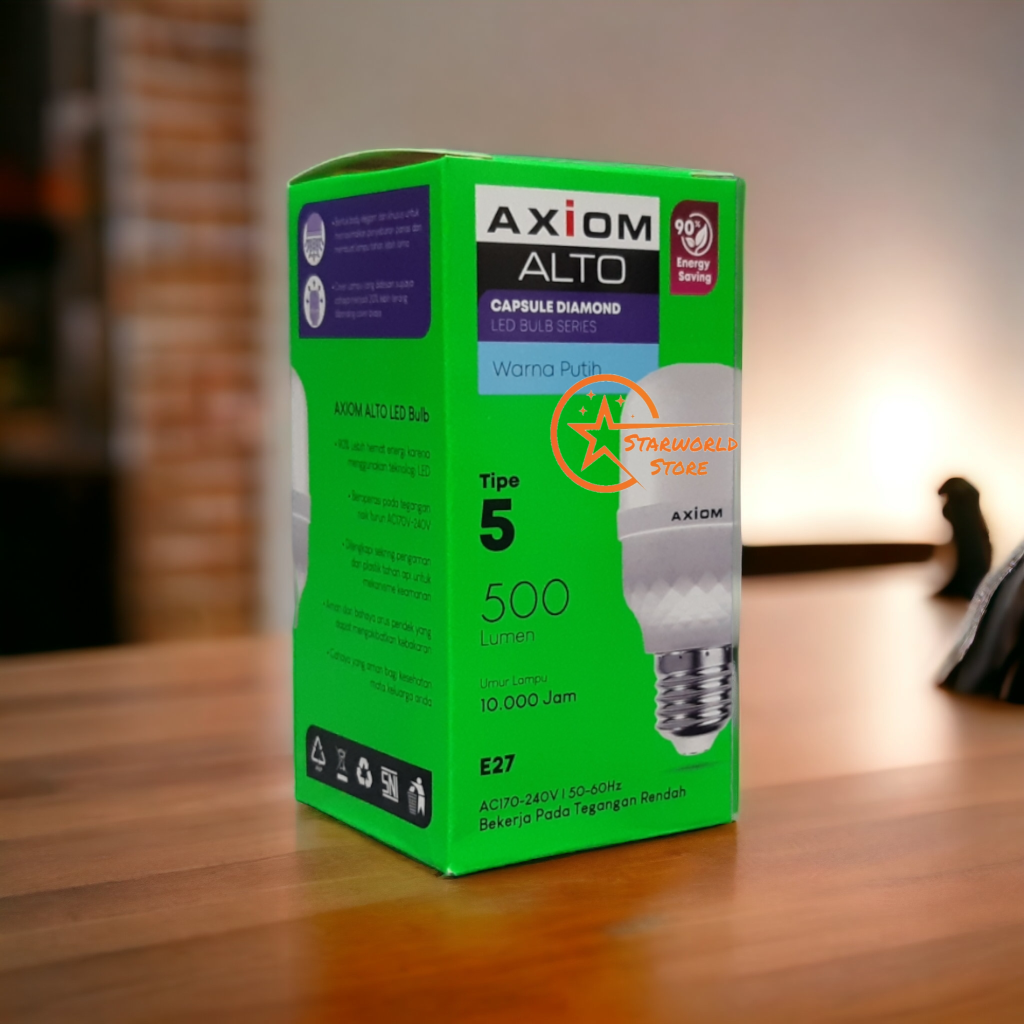 SCORE MAXXI Lampu Bohlam LED Bulb Murah 5 Watt / 10 Watt /15 Watt/ 20 Watt /30 Watt/ 40 Watt - Cahaya Putih