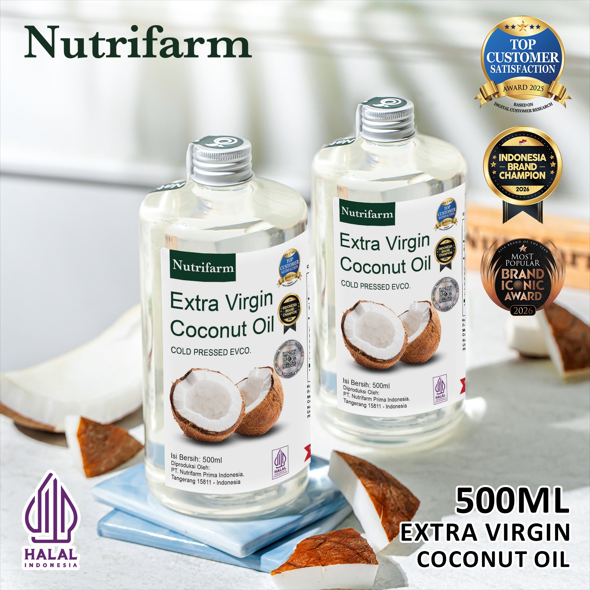 VIRGIN COCONUT OIL 500ML UNTUK BAYI UNTUK RAMBUT 500ML SUKA MPASI IKAN DORANG ORGANIK VCO KAPSUL / MINYAK KELAPA MURNI UNTUK RAMBUT VCO MPASI GORENG ASLI SR12 UNTUK BAYI BARCO MURNI UNTUK RAMBUT KARA