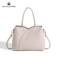 David Jones Paris 2026 Spring Summer  New Collection Designer Women Totes  Bags  Top-Handle Bags  Pu Leather Female Soft and Supple Bag