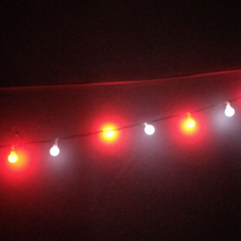 Promo - Murah Lampu Tumbler Merah Putih Merdeka 17an 10M dan 20M - Sedia Lampu tumblr led anggur hiasan 17 Agustusan meteran strip indoor outdoor dijalan murah warna-warni merah putih