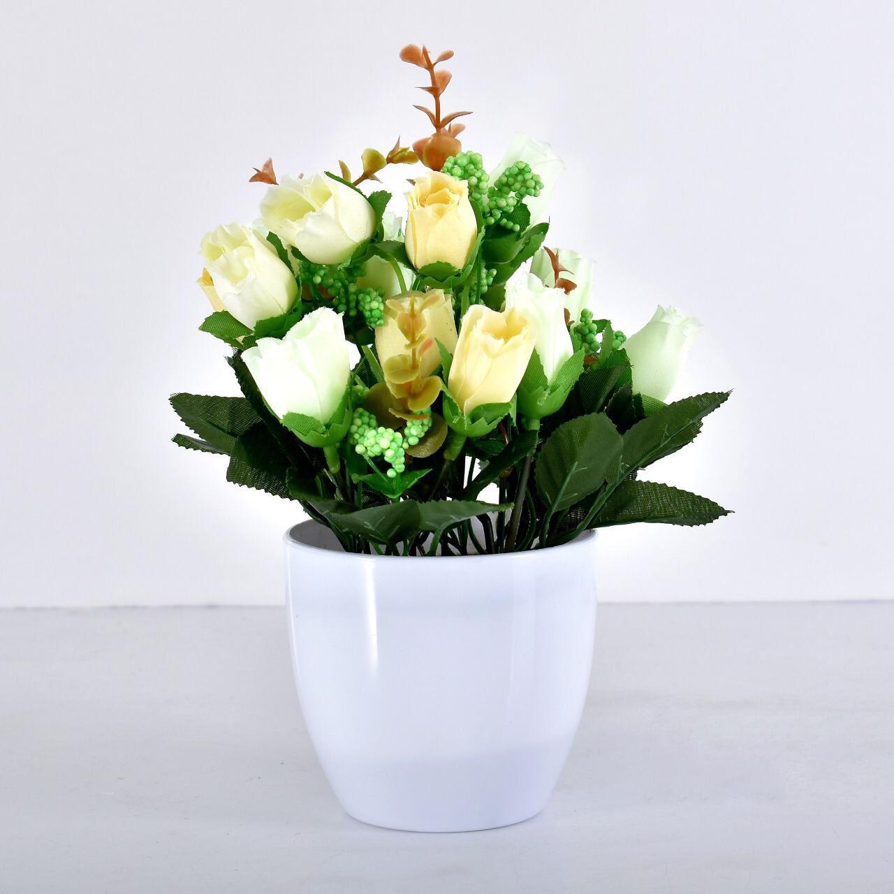 BUNGA TULIP SET POT BUNGA HIAS UNTUK DEKORASI RUANGAN BR2201-BT9013