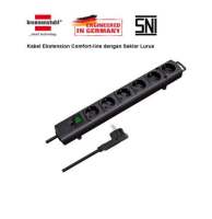 Brennenstuhl Stop Kontak 6 Socket Lubang Colokan Listrik Comfort Line - 1153300100 - Colokan Listrik