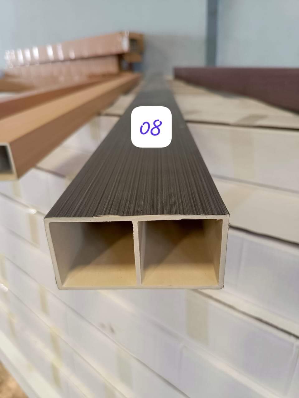 penyekat ruangan/pvc hollow/ kisi kisi dua lubang