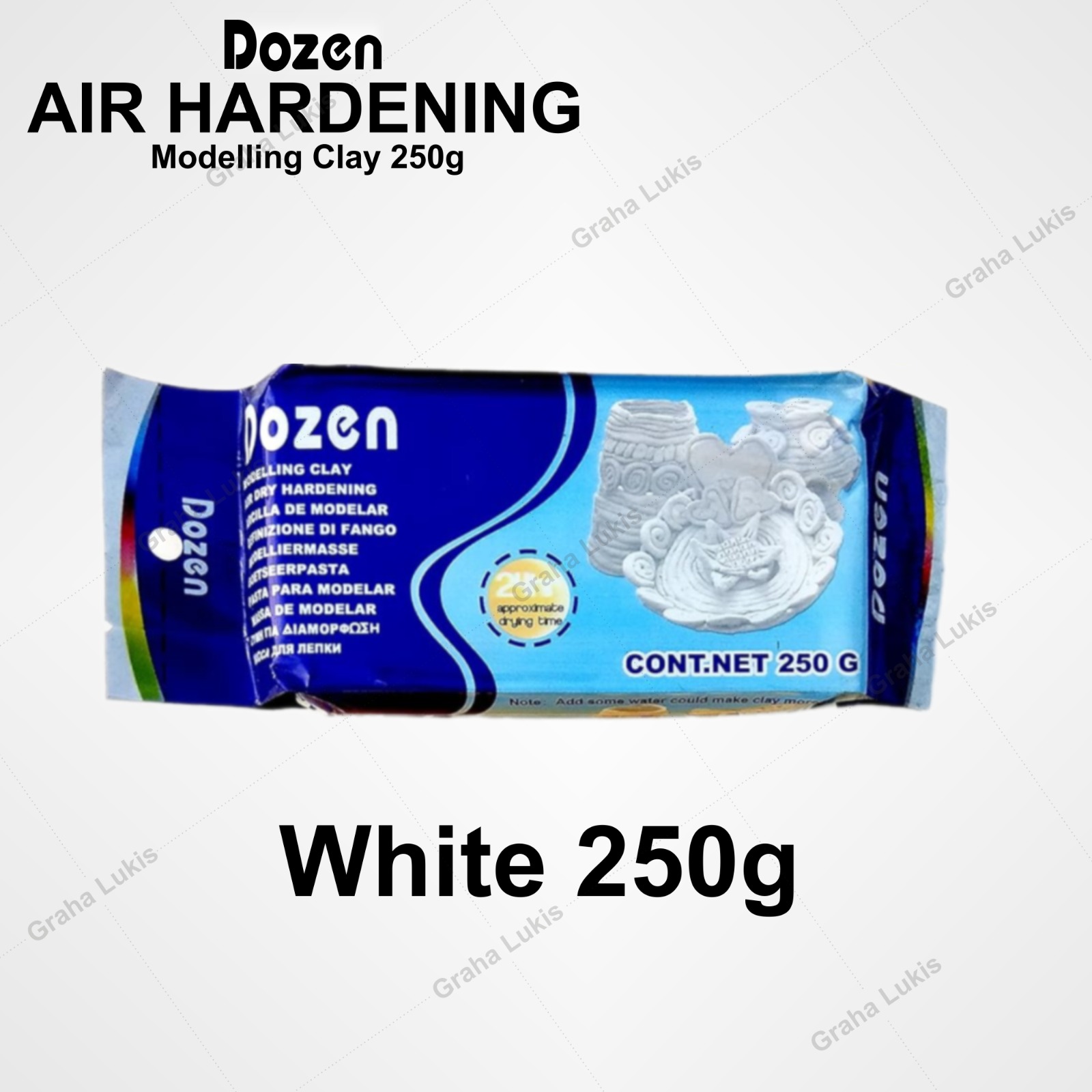 Dozen Clay - Air Hardening Modelling Clay 250g