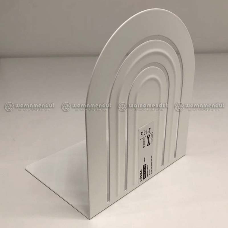 Penahan buku organiser penyangga buku besi 15x13cm WMO IK670