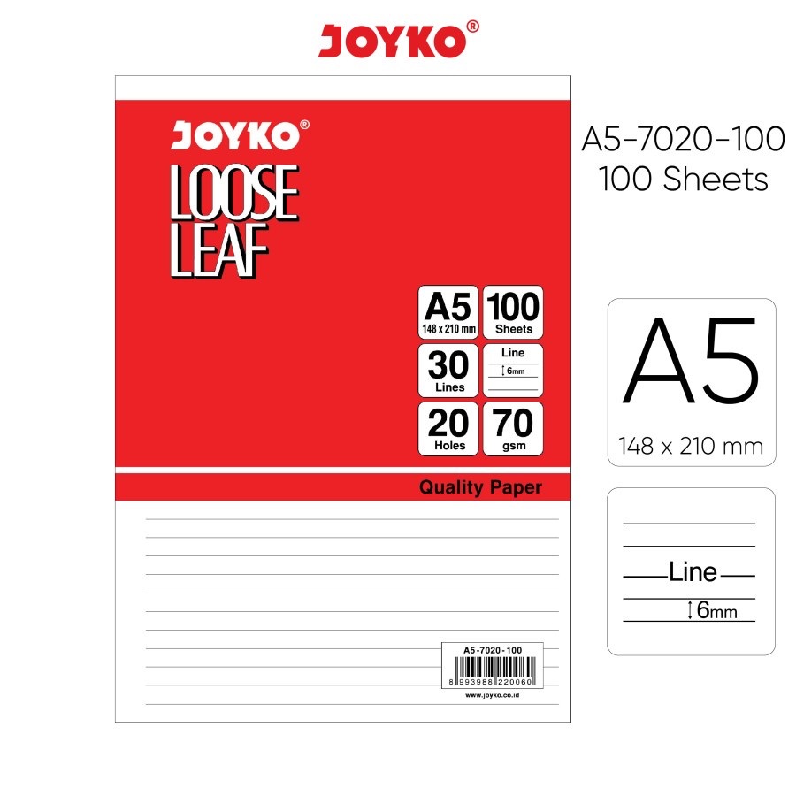 Isi File Binder A5 100 Joyko